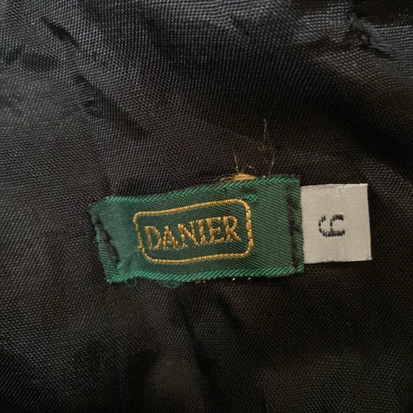 Vintage Danier leather suede black maxi snap button down skirt - Picture 16 of 16